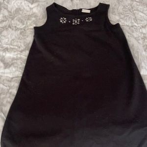 Girls sleeveless little black dress